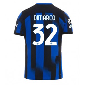 Inter Milan Federico Dimarco #32 Hjemmebanetrøje 2023-24 Kort ærmer